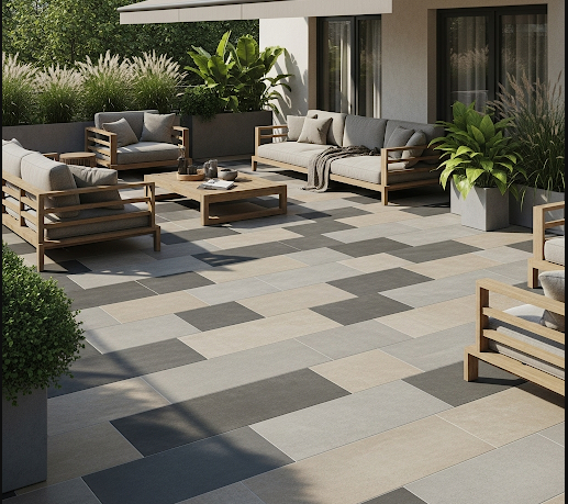 9. Terrasse carrelée
